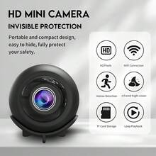 5pcs Wireless  Camera 1080P HD Indoor/Outdoor With Night Vision, Motion Detection Alerts, Voice Assistant Compatible, USB Rechargeable, Wi-Fi Enabled For Home  Surveillance, Wireless Outdoor  Camera, Property Protection, Modern , Highquality Lens, Smart Surveillance, Office - 5pcs - 查看 5