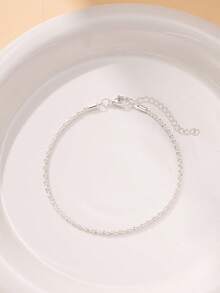 1/2pcs Shimmering Glitter Beach Anklet, Fashionable Women Foot Jewelry Accessory [No Box Packaging]