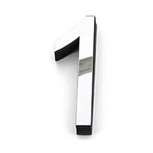 现代 3D 亚克力镜面门牌号 - 自粘式、壁挂式、贴纸式阿拉伯数字 - 适用于家庭、街道、公寓、办公室、酒店房间和邮箱地址牌的装饰艺术贴花 - 无需电池，非电动塑料材料