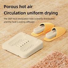 1 pezzo Essiccatore e deodorante per scarpe 2 in 1, scaldapiedi e massaggiatore, macchina per asciugatura rapida per uso in ufficio e casa