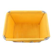 YUNRUX Yellow Laundry Cart, Commercial Laundry Cart With Wheels, Laundry Cart For Home Hotel 90x65x80cm - Yellow - View 4