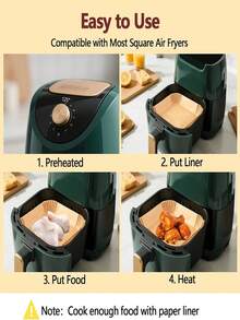 300 pièces/200 pièces/100 pièces/50 pièces/30 pièces/10 pièces Papier sulfurisé, tapis de cuisson, papier huilé en silicone, bols en feuille d'étain, tapis de cuisson en forme de bols pour empêcher tout résidu ou graisse de fuir au fond de la friteuse à air. Fournitures pour dîner en famille, fournitures pour fête