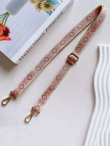 1pc Retro Creative Long Polyester Lanyard Strap, Adjustable Crossbody Phone Sling, Anti-Lost Clip Design Suitable For Universal Phone Cases Like Apple//