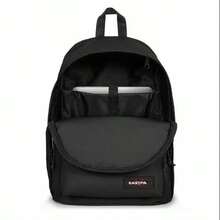 Mochila minimalista de estilo universitario americano: mochila escolar de gran capacidad para estudiantes, mochila de viaje y ocio con diseño de compartimento multifuncional, material ligero e impermeable, correas de hombro ergonómicas, estilo moderno y preppy (negro/rojo/blanco)