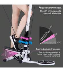 Escaladora Elliptical Trainer Multifunciona Eliptic Gym - Negro - Ver 6