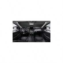 Car Windshield Sunshade Advanced Light - Blocking Foldable Shade With Mirror Cut - Out Keeps Your Vehicle Cool Fit, Trucks, And SUVs Medium 62x 32 In - 大號(64吋 x 34吋) - 查看 9
