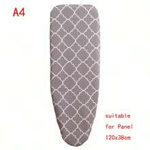 Uniwersalny pokrowiec na deskę do prasowania z elastyczną krawędzią, odporny na plamy i przypalenia, gruba wyściółka, osłona termiczna na żelazko, nadający się do prania i łatwy w czyszczeniu, odporny na blaknięcie, do długotrwałego użytkowania; kompatybilny z większością domowych urządzeń do prasowania, idealny do codziennej pielęgnacji odzieży i sezonowego przechowywania; doskonały do prasowania w domu i pielęgnacji odzieży, wystroju kuchni i artykułów gospodarstwa domowego. - Wielokolorowe - Zobacz 16