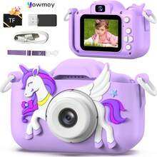 Yowmoy HD Kids Camera For 3-12 Year Olds - 1080P Video Recording, Frames & Filters, Perfect Back-To-School & Birthday Gift For 3-10 Years Old Children.Includes Lanyard, Best Birthday Gift