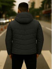 Men's Bobojaco With Hood, Men's Puffer Jacket, Jacket With Front Zipper, Men's Winter Jacket, Men's Removable Vest, Thermal Jacket With Hood, 2-In-1 Jacket, Men's Versatile Jacket, Men's Quilted Vest, Padded Jacket, Men's Warm Jacket, Jacket For Intense Cold, Modern Men's Coat, Men's Casual Jacket, Men's Jacket With Pockets, Jacket For Cold Weather, Men's Urban Jacket, Men's Puffer Vest, Zipper Vest, Winter Vest, Jacket With Light Padding, Men's Practical Jacket, Men's Winter Fashion, Stylish Men's Clothing, Men's Sports Jacket, Bobojaco With Removable Hood, Men's Leisure Jacket, Ideal Vest For Mid-Season, Practical Vest With Side Pockets, Street Jacket, Urban Men's Fashion, Quilted Coat, Lightweight Vest, Bobojaco With Dual Function, Functional Jacket For Everyday Life - 石墨 - 查看 2
