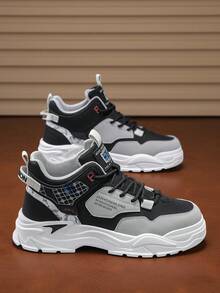 男士百搭休闲运动鞋，适合工作、运动、增高、厚底运动鞋，四季皆宜 - 印花款 - 查看 6