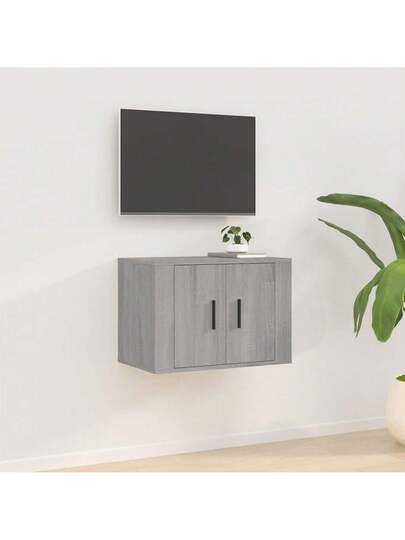 VidaXL TV Wand Unit 57x34.5x40 Cm Grijs Sonoma Oak
