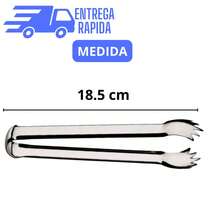 Stainless Steel Ice And Fruit Tongs 18.5 CM - Multicolor - Ver 4
