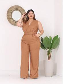 Macacão plus size feminino pantalona regata com bolso cinto decote transpassado amarração no pescoço elegante fashion moderno casual confortável versátil estiloso sofisticado prático leve fluido macio resistente chique charmoso refinado alfaiataria social clássico caimento impecável veste bem para trabalho eventos festa balada barzinho jantar coquetel rodeio igreja reuniões look dia a dia profissional inverno outono meia estação calor frio manhã tarde noite combina com salto bota tênis peça coringa atemporal custo benefício lançamento 2025 roupa feminina grande tamanho moda plus size mulher empoderada confiante linda fashionista charmosa despojada descolada para diversas ocasiões estilo confortável liberdade de movimento qualidade premium tecido leve uso diário favorita do guarda-roupa preparada com capricho essencial usar sem medo peça curinga que combina com tudo look completo elegante Natal Ano Novo Réveillon