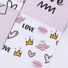 Qixi Valentine's Day Gift Packaging Bag, High-End Kraft Paper Gift Bag, Clothing Store Handbag, Heart-Shaped Paper Bag - White - View 5