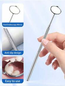 8支/6支/1支不锈钢双头牙签，牙菌斑去除剂，牙齿护理套装，牙签刮刀，客厅、卧室、浴室家居装饰，旅行必需品，婚礼、派对、生日礼物，男士、女士、父母、朋友、新年礼物，配饰，趣味礼物 - 彩色 - 查看 8