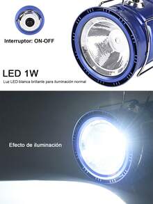 Lámpara Recargable Solar Linterna Camping Led,Linterna Solar para acampar, linterna LED plegable Solar recargable por USB, luces colgantes de emergencia para acampar al aire libre - Multicolor - Ver 4