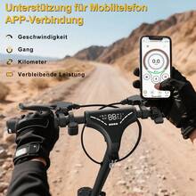 TODIMART X5S Electric Scooter For Adults, 1000W*2 Brushless Motor, 48V 18.2Ah Battery, Maximum Range 75-80km, 10-Inch Off-Road Tires Can Handle 35° Inclines, Magnesium Alloy Body, Can Carry 120kg, Foldable For Easy Storage, Equipped With A Mobile Phone App - 黑色 - 查看 8