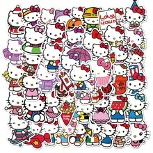 Sanrio 52PCS/ Bag Sanrio Sticker Halloween Q Version Graffiti Sticker Decoration Guitar Notebook Suitcase DIY Waterproof Cartoon Cute Pocket Book Bicycle Sticker Multiple Types Of Optional DIY Belong To Their Own Exclusive Items Wall Decor Room Decor Wall Stickers Wall Sticker Stickers Home Decor