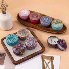 4pcs Fragrance Gift Set, Scented Candle Gift Box Set, Elegant Ladies Scented Candle Gift Set, Women's Candle Gift Set, Candle Gift Set, Christmas Candle, Rose Candle, Lavender, Rose, Jasmine, Baby's Breath, Home Fragrance Candles, Suitable For Yoga, Meditation, Spa, Bath, Women's Stress Relief, Care Gifts, Suitable As Halloween, Christmas, Valentine's Day Gifts - Multicolor - View 2