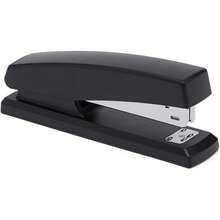 Basics - Grapadora con 1000 grapas, grapadora de oficina, capacidad de 25 hojas, antideslizante, color negro - Engrapadora oficina + Calculadora Escritorio - Ver 4