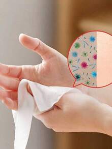 30片/包女性卫生消毒湿巾，成人卫生清洁浴室湿巾，家庭护理湿巾 - 彩色 - 查看 6