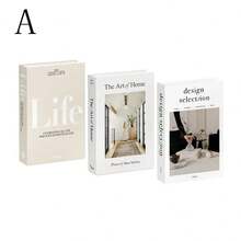 3pcs Foldable Decorative Fake Books, Minimalist Decor Books For Home, Office, Showroom - Multicolor - View 23