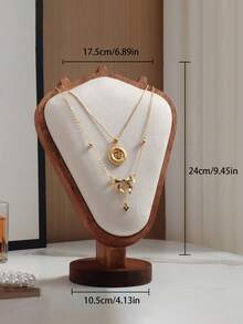 1 قطعة رف مجوهرات أنيق من الجوز، تصميم عصري لعرض العقود والقلائد، ملمس فخم وجودة عالية، مثالي لتزيين غرفة النوم أو صالة العرض، متوفر بألوان متعددة تناسب جميع الأذواق، هدية مثالية في المناسبات الخاصة مثل عيد الميلاد أو حفلات الزفاف، يضيف لمسة جمالية وعملية لتنظيم المجوهرات بشكل أنيق. - متعدد الألوان - مشاهدة 24