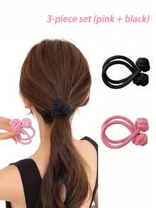 5 pezzi di elastici per capelli ad alta elasticità, essenziali per la coda di cavallo alta: accessori per capelli alla moda da donna, lacci per capelli elastici di colore solido antiscivolo, accessori per capelli di stile minimalista versatili per uso quotidiano, accessori per capelli da ragazza, accessori per capelli, autunno, viaggio, accessori per capelli, accessori da donna, accessori per capelli, regali, regali per donne, accessori per capelli, riempitivi per calze