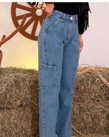 WOMEN'S CARGO PANTS - Marmorizdo - View 2