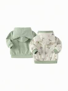 Balabala 2025年秋季新款儿童双面时尚男童女童夹克 - 綠色調 - 查看 2