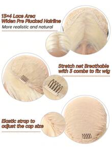 Halloween Neuer Stil 13*4 HD Spitzenfront Perücken 26 Zoll lange lockige Haare ohne Pony, hitzebeständiges synthetisches Haar - Tragen, Partys, Halloween & Cosplay, Festival Geschenke