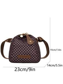 Women's Fashion Casual Retro Commuter Crossbody Bag
