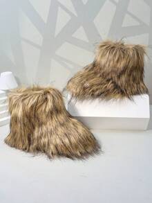 儿童雪地靴，厚底保暖内衬踝靴，适合幼儿/小孩，男女通用