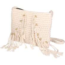 Borsa a tracolla da donna - Modello Judith - Cotone intrecciato - GLX228811723FBG