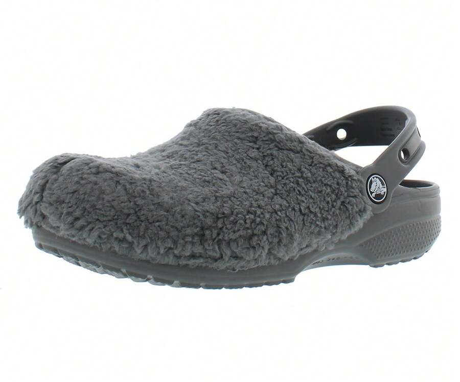 Crocs Classic Fuzz Mania Clog Unisex Shoes - màu đen - Xem 1