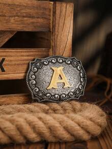 1 件西式锌合金字母形皮带扣，适合所有季节夏季、学校秋冬配饰万圣节服装，适合青少年、青年、男士、休闲、户外、运动、度假、毕业礼物、生日、日常穿着 - 如圖 - 查看 18