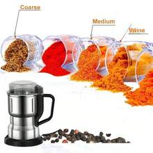 High Power Electric Coffee Grinder, Multi-Function Kitchen Grain Nut Bean Spice Grinder, Household Coffee Grinder