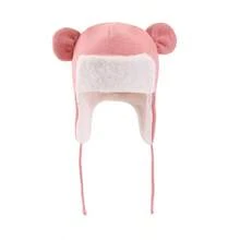 Baby Winter Hat With Earfalp Toddler Girls Boys Bear Ears Beanie Kids Warm Thermal Lined Knit Hat - Bear Ears-lei Feng Hat - View 20