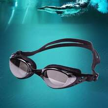 Gafas de natación con tapones auditivos siameses, PUBAMALL protección UV Antivaho sin fugas para hombres adultos Mujeres - 1 - Ver 8