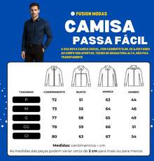 Men's Slim Fit Premium Dress Shirt - Màu xanh hải quân - Xem 6