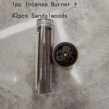 1pc High-Quality Dragon & Phoenix Incense Burner With Approximately 42 Pieces Of Sandalwood Incense, Suitable For Home, Office, Tea Ceremony, Indoor Meditation, Portable, Holiday Gift - Multi Scents - View 10