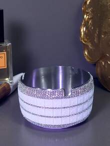 1pc Rhinestone Series Rhinestone Cigarette Case, (Multiple Options) Capacity 20 Cigarettes, Fashionable Rhinestone Cigarette Box, Ultra-Thin Portable Rhinestone Storage Box, Creative Portable Women's Car Cigarette Case, Suitable As Gift, Party Decor, Rhinestone Leather Cigarette Case, Suitable For Both Men And Women ,Jewellery Box,Pouch,Makeup Brush Holder,Brush Holder,Perfume Organiser,Pouch Bag