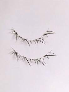 10 szt./zestaw sztucznych rzęs Midsummer Night, niewidoczne, naturalne rzęsy bez makijażu, niezbędne na co dzień dla puszystych dziewczyn (losowa dolna karta)