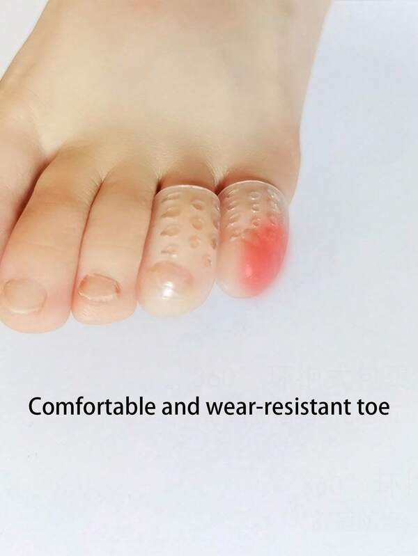 Silicone Toe Protector, Anti-Friction Toe Cap, Ultra-Thin Ankle Guard, Finger Protector, Shoes Accessories For Women Men