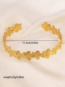 1pc Versatile Fashionable Retro Floral Choker Necklace - Flower Necklace - View 2