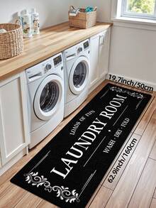 DAJIANG 1 tấm thảm phòng giặt hiện đại, thảm sọc mềm mại, thảm lối vào, thảm nhà bếp, có thể giặt máy, thảm chữ chống bụi, trang trí nhà cửa, trang trí phòng dịp lễ. - Nhiều màu - Xem 3