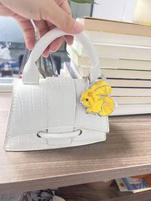 Rabbit Ear Zinc Alloy Foldable Handbag Hook Portable Storage Bag Hanger Organizer Hardware Craft Gift Accessory For Women Girls Purse Holder Stand - Multicolor - View 10