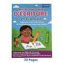 Lachilly 32页法语字母练习册，幼儿园学前班专用练习册，儿童早教玩具，零基础入门手写字母练习册，学生学校办公用品，家庭学校教学辅助工具 - 彩色 - 查看 12