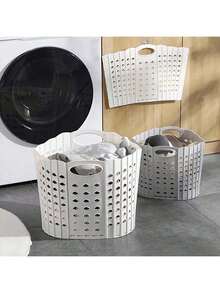 Foldable Laundry Basket With Handles, Large Capacity Clothes And Plush Toy Storage Bin, Dirty Clothes Storage Box, Space-Saving Laundry Baskets With Handles, Wall Hanging Clothes Storage Container - Multicolor - View 14