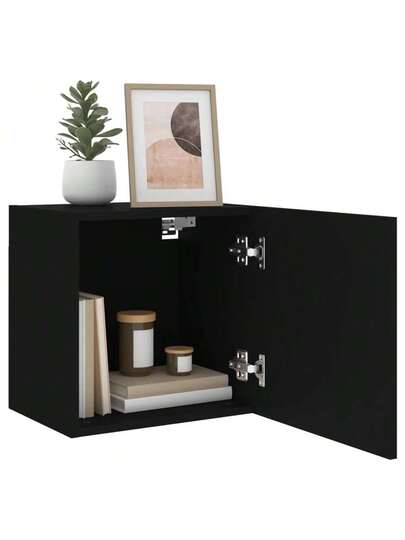 VidaXL TV Wand Units Pcs 40.5x30x40 Cm Processed Wood Zwart view 5